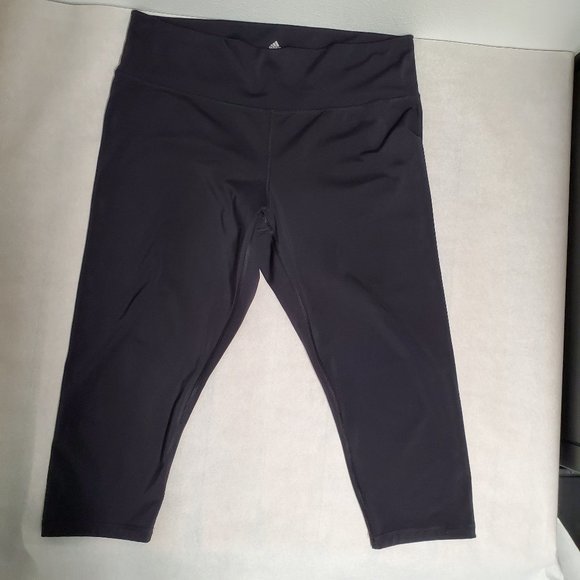 adidas Pants - Adidas  Leggings womens Size XL Cropped  Black athletic athleisure